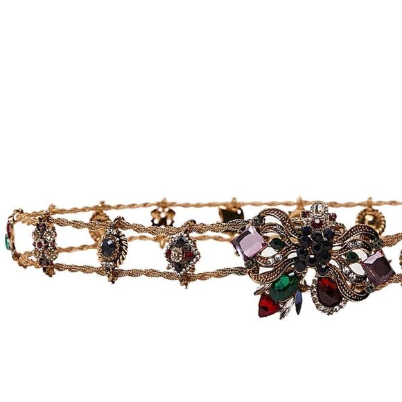 ZARA MULTICOLORED JEWEL BELT